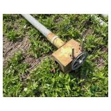 4 inch augers, various lengths, 1 has power head