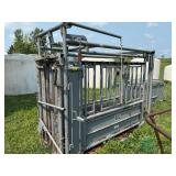 Pearson S03-2 Squeeze Chute, self catching head gate