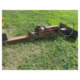 Universal quick attach log splitter, can be turned over for large pieces