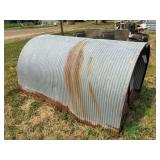 Metal Livestock Quonset