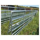 (2) Galvanized Livestock Gates, 12 ft