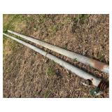 4 inch augers, 16+ ft long