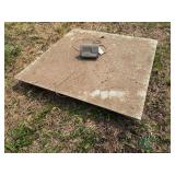 Electronic Platform Scales, 4 ft by 4 ft base