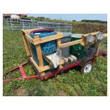 Poultry Processing trailer with plucker
