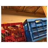 Crates of tool accessories