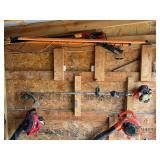 Weed whip, blowers and pole pruner