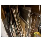 Plywood, drywall, trim, and misc.