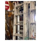 Aluminum extension ladder, 15 ft