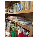 Furnace filters, shelf brackets and boards - large lot
