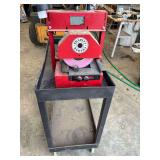 Bradley lawn mower blade sharpener on cart