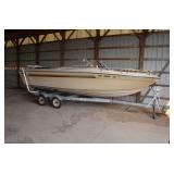 1980 Reken boat with trailer