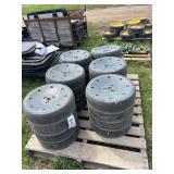 (24) Gauge wheels off John Deere 1770, row:8