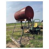 300 gallon fuel barrel, row:8