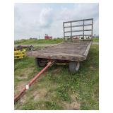 Flat wagon with running gear, row:3