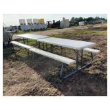 (2) Fold up picnic tables, row:7
