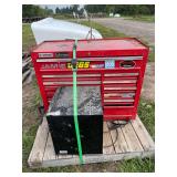 Tool box and mini fridge, row:5