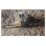 Poulan Pro chainsaw, bldg:locked