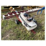 Food plot 4 wheeler sprayer, row:4