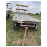 Flat bed hay wagon 7