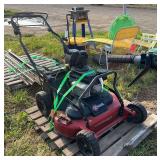 Exmark commercial walk behind mower, row:7