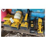 (5) Tonka trucks, bldg:green