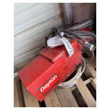 Dayton 2 ton electric chain fall, bldg:green