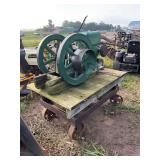 Hit & Miss engine on cart, row:6