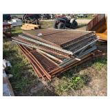 Parts cribing fencing, row:7