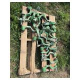 (24) Gauge wheel arms off of John Deere 1770, row:8