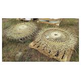 (12) wheel rake wheels, row:6
