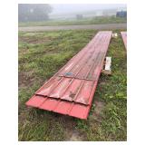 Appr. 17 pieces of barn steel 22