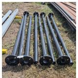 (8) Aluminum Light Poles 10ft., row:4
