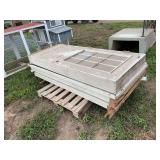 (3) Exterior entry doors, row:8
