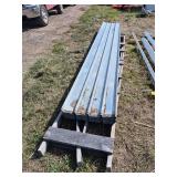 (33) Pieces of galvanized pole barn metal 13
