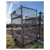 (2) Wire racks, row:7