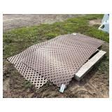 (3) Brown lattice 3 x 8 sheets