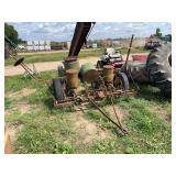 John Deere 2 row planter, row:8