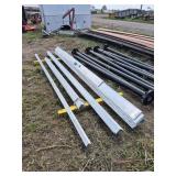 Lot of aluminum angle iron, row:4