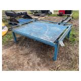 Blue HD steel table, row:5