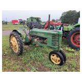 1939 John Deere H Tractor, row:1