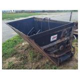 Skid loader quick attach sand & sawdust shooter, row:3