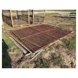 Parts cribing fencing, row:7