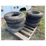 (6) 8 - 14.5 rims  & tires, row:4