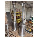 (2) Propane heaters, bldg:green