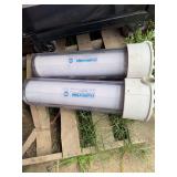 (2) 1 1/2" filters with unused filters, bldg:green
