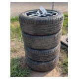 2015 wheels & tires off of a Ford Focus 215/50R17, row:8