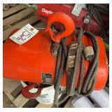 CM 3 ton electric chain fall, bldg:green
