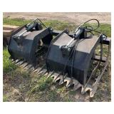 Grapple bucket, row:5