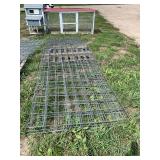 (6) cattle panels, row:8