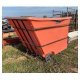 Large dumpster on wheels, row:7